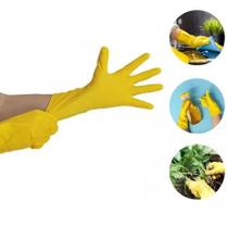 Kit 2 Pares de Luvas Multiuso Latéx Flexível 29 Cm Cozinha Jardinagem Doméstica Kit 2 Pares de Luvas Multiuso Latéx Flexível 29 Cm Cozinha Jardinagem Doméstica