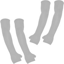 Kit 2 pares de manguitos com proteção UV50+ com dedo (par)