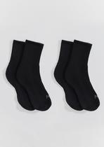 Kit 2 Pares de Meia Esportiva Cano Longo