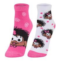 Kit 2 Pares de Meia Soquete Turma da Mônica 31 ao 34 Infantil - Cia da Meia Kit 2 Pares de Meia Soquete Turma da Mônica 31 ao 34 Infantil - Cia da Meia