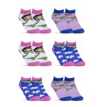 Kit 2 Pares de Meias 19/22 Infantil Cano Curto Mulher Maravilha Sortidos (004DCIC23265) Hoahi