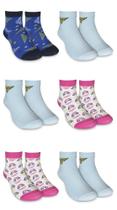 Kit 2 Pares de Meias 23/27 Kids Cano Curto Mulher Maravilha Sortido (004DCKC22738) Hoahi