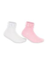 Kit 2 Pares de Meias Bebê Cano Médio Lupo 2035-088