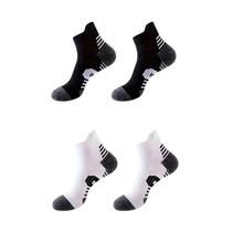 Kit 2 pares de meias esportiva cano baixo corrida treino fit