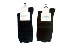 Kit 2 Pares de Meias Lupo Sportwear Masculina - Modelo 01215-084 - Cano Médio -Tamanho: 39-43