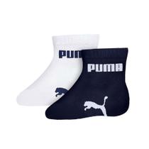 Kit 2 Pares de Meias Puma Bebê Cano Baixo