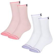Kit 2 Pares De Meias Puma Esportiva Feminina