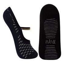Kit 2 Pares De Meias Sapatilha Antiderrapante (t07648)