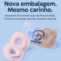 Kit 2 Pares de Rosquinha de Amamentação - Cores Neutras e Aletórias