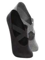 Kit 2 Pares de Sapatilhas Antiderrapante Pilates Lupo 4942-006 Colorido