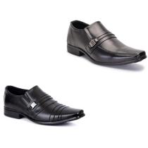 Kit 2 Pares de Sapato Social Masculino Lançamento Novidade Imperdível Kit 2 Pares de Sapato Social Masculino Lançamento Novidade Imperdível