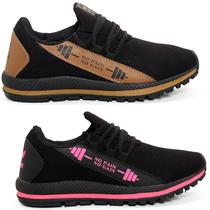 Kit 2 pares de Tênis Esportivo Unissex Haymax Cross Corrida
