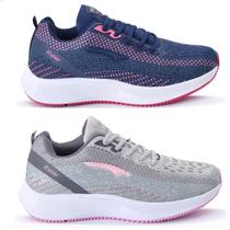 Kit 2 Pares De Tênis Feminino Original Rdw RD97 Kit 2 Pares De Tênis Feminino Original Rdw RD97