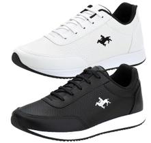 Kit 2 pares de Tênis Masculino Sapatenis Casual da Polo Vili Kit 2 pares de Tênis Masculino Sapatenis Casual da Polo Vili