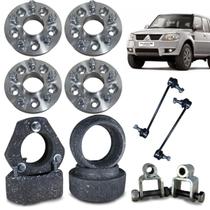 Kit 2 Pares Espaçador +Kit Lift +Bieleta e Prol. Pajero tr4 Kit 2 Pares Espaçador +Kit Lift +Bieleta e Prol. Pajero tr4