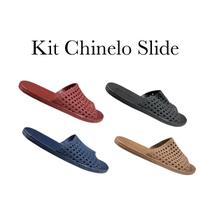 Kit 2 Pares Iguais Chinelo Slide Feminino