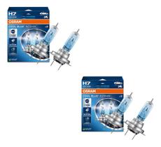 Kit 2 Pares Lampada H7 H7 Osram Cool Blue Intense 12v 5.000k