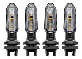 kit 2 Pares Led Pisca Pisca Motocicleta Sequencial Suzuki Yes Dafra Speed Honda