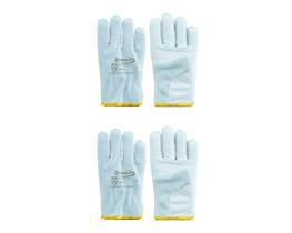 Kit 2 Pares Luva Segurança Vaqueta Mista Petroleira Ca Epi Jardinagem Pedreiro Construção Kit 2 Pares Luva Segurança Vaqueta Mista Petroleira Ca Epi Jardinagem Pedreiro Construção