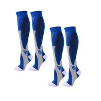 Kit 2 Pares Meia De Compressão Estimula Circulação Sport