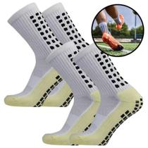 Kit 2 Pares Meia Esportiva Performance com Antiderrapante Kit 2 Pares Meia Esportiva Performance com Antiderrapante