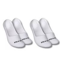 Kit 2 Pares Meia Polo Wear Sapatilha Algodão Com Silicone
