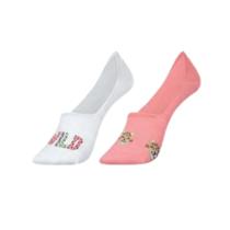 Kit 2 Pares Meia Sapatilha Invisível Feminina Selene 7380