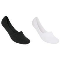 Kit 2 Pares Meia Sapatilha Invisível Feminina Selene 7760