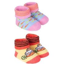 Kit 2 pares meias algodão Recém Nascido Kit 2 pares meias algodão Recém Nascido