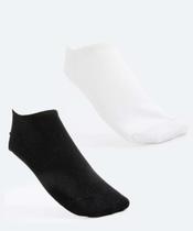 Kit 2 Pares Meias Invisíveis Feminina Básicas Marisa-19173