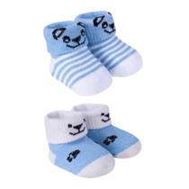 Kit 2 pares meias Recém Nascido Menino Kit 2 pares meias Recém Nascido Menino