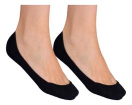 Kit 2 Pares Meias Sapatilha Invisível Fem Lupo 3287 casapaula