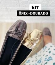 Kit 2 pares mocassim 33 ao 43 tamanhos especiais