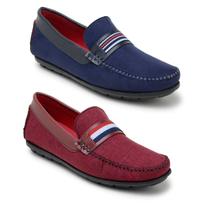 Kit 2 Pares Mocassim Casual Masculino Op Santos Dia a Dia Clássico Moderno e Leve Estilo Loafer