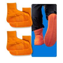 Kit 2 Pares Protetor de Calçado Impermeável Silicone Ultraelástico Antiderrapante Moto Chuva Lama Reforço Marcha Dobrável Reutilizável Kit 2 Pares Protetor de Calçado Impermeável Silicone Ultraelástico Antiderrapante Moto Chuva Lama Reforço Marcha Dobrável Reutilizável