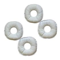 Kit 2 Pares Rosquinhas para seios amamentação Lavável branca 4 uni Kit 2 Pares Rosquinhas para seios amamentação Lavável branca 4 uni