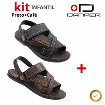Kit 2 Pares Sandália Chinelo Danper Infantil Menino Homenzinho Tira Removível Conforto Kit 2 Pares Sandália Chinelo Danper Infantil Menino Homenzinho Tira Removível Conforto