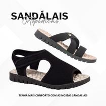 Kit 2 Pares Sandalia Chinelo Feminina Rasteirinha Ortopédica Massageadora Confortável
