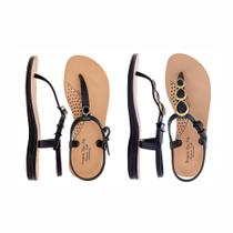 Kit 2 Pares Sandalia Chinelo Rasteira Ortopédica Feminina Confortavel Anatomica