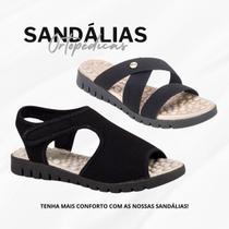Kit 2 Pares Sandália Feminina Ortopédica Massageadora Confortável Rasteirinha Esporão Fascite Kit 2 Pares Sandália Feminina Ortopédica Massageadora Confortável Rasteirinha Esporão Fascite