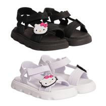 Kit 2 Pares Sandália Infantil Hello Kitty Menina Estilosa e Confortável