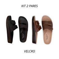 Kit 2 Pares Sandalia Ortopédica Birlken Confortavel Terapia dos Pés Feminina