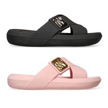 Kit 2 Pares Sandália Papete Feminina Confortável Para O Dia A Dia Com Estilo Gold