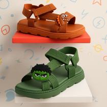 Kit 2 Pares Sandália Papete Infantil Baby Masculina Anatômica Macia Lançamento