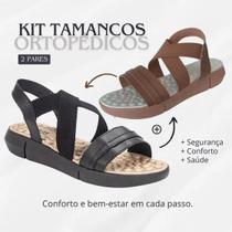 Kit 2 Pares Sandália Tamanco Ortopédico Para Esporão Macio