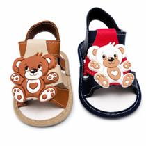Kit 2 Pares Sandálias Masculinas Ursinho Coala Para Bebê Menino e Reborn