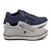 Kit 2 Pares Sapatenis Tênis Macio Estiloso By Jack Com Zíper e Cadarço Kit 2 Pares Sapatenis Tênis Macio Estiloso By Jack Com Zíper e Cadarço