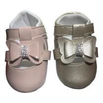 Kit 2 Pares Sapatilha Feminina Borboleta Para Bebê Menina