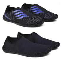 Kit 2 Pares Sapatilha Hibrida Bike Trilha Aquatica Neoprene