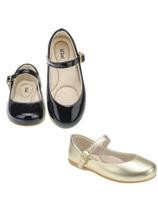 Kit 2 pares sapatilha infantil menina b2a kids 9001 preto dourado